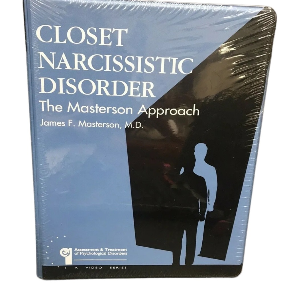 Narcissist Therapy VHS Video CLOSET NARCISSISTIC DISORDER MASTERSON APPROACH